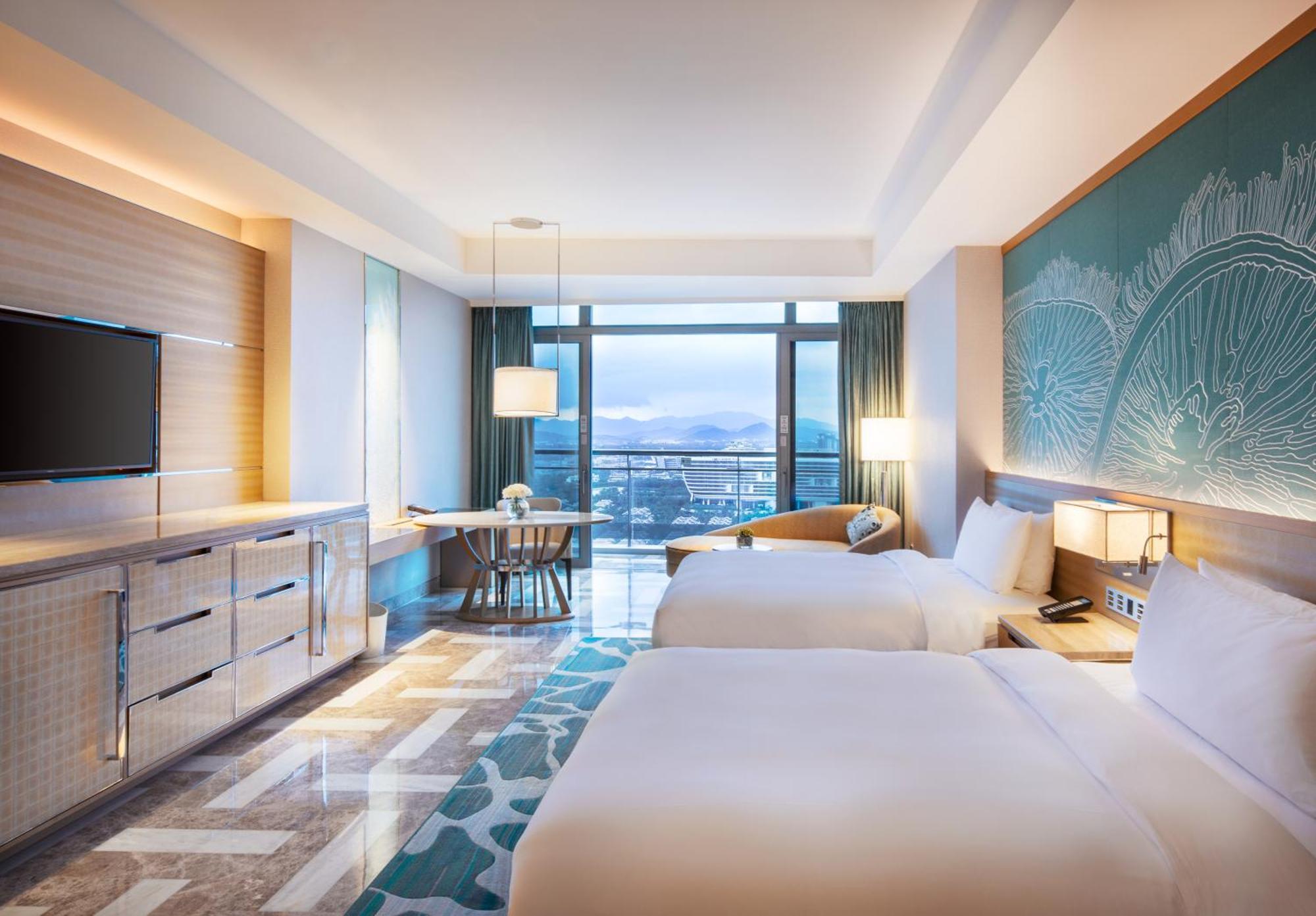 Imperial Club Deluxe Zimmer mit Meerblick und Queensize-Bett (unbegrenzter freier Eintritt in den Wasserpark + die Lost Chambers + Imperial-Club-Vorteile während des Aufenthalts)